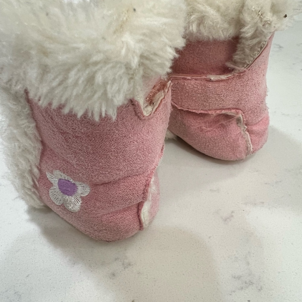 Cozy Pink Kids Boots - Picture 3 of 8